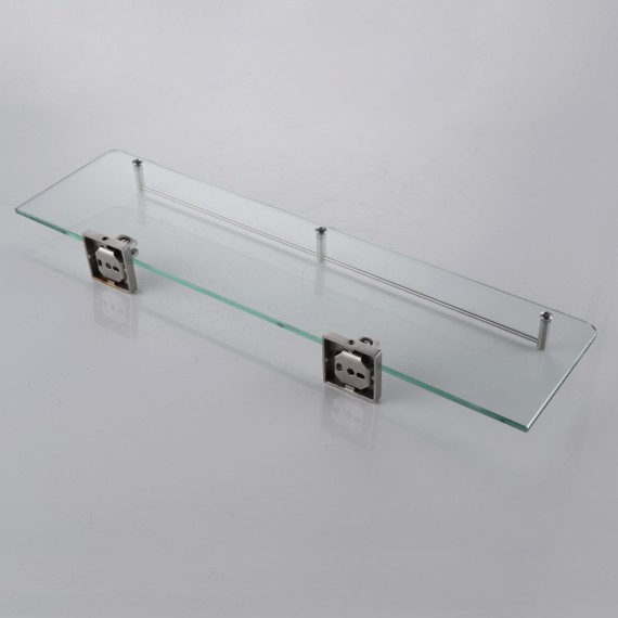 KES Bathroom Glass Shelf 1 Tier Shower Caddy Bath Basket Stainless Steel RUSTPROOF Wall Mount Brushed Finish, A2420A-2